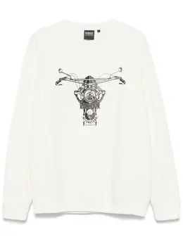 Barbour: Белый свитшот 