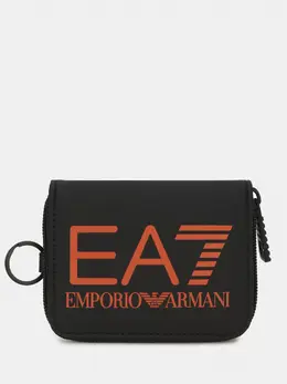 EA7 Emporio Armani: Чёрный кошелёк 