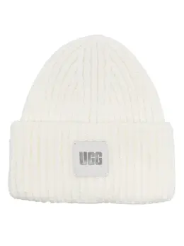 UGG: Белая шапка 