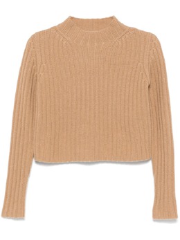 Max Mara: Бежевый свитер 