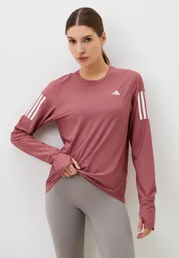 adidas: Розовый свитшот 