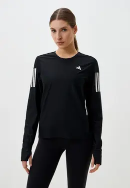 adidas: Чёрный свитшот 