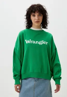 Wrangler: Зелёный свитшот 