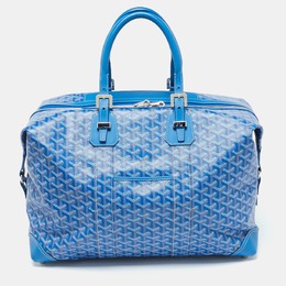 Goyard: Голубая сумка 