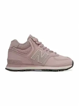 New Balance: Розовые кроссовки  574