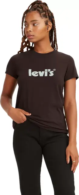 Levi's: Коричневая футболка  The Perfect Tee