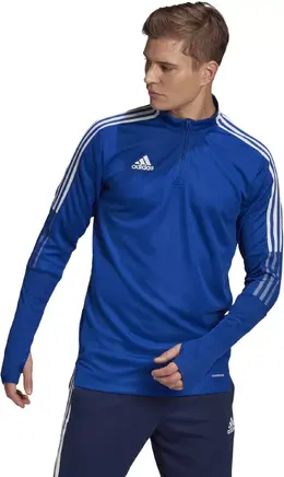 Adidas: Синий свитшот 