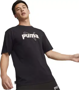 PUMA: Чёрная футболка 