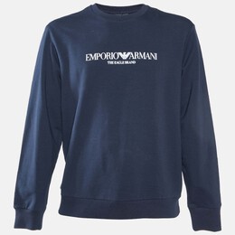 Emporio Armani: Синий свитшот 