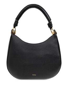 Furla: Чёрная сумка-шоппер 