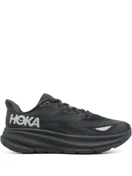 HOKA: Чёрные кроссовки 