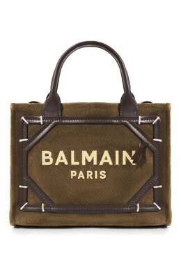 Balmain: Коричневая сумка  B-Army