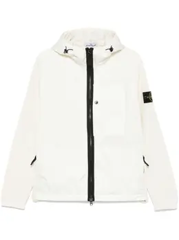 Stone Island: Белая куртка  Compass