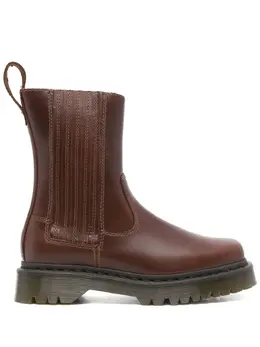 Dr. Martens: Коричневые ботинки 
