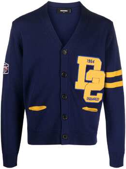 DSQUARED2: Кардиган  College из шерсти