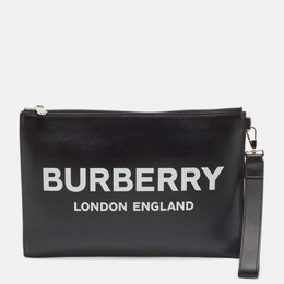 Burberry: Чёрный клатч 