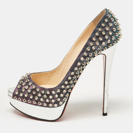 Christian Louboutin: Фиолетовые туфли 