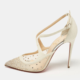 Christian Louboutin: Белые туфли 