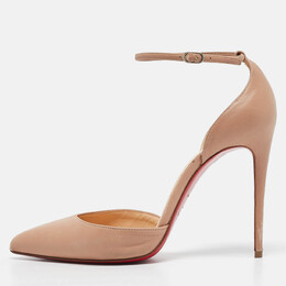 Christian Louboutin: Бежевые туфли 