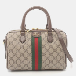 Gucci: Бежевая сумка  Ophidia GG