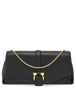 Salvatore Ferragamo: Чёрная сумка 