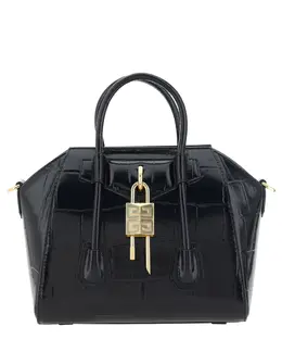 Givenchy: Чёрная сумка  Antigona Mini