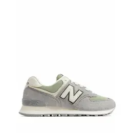 New Balance: Серые кроссовки  574