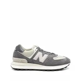 New Balance: Серые кроссовки  574