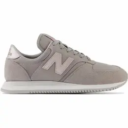 New Balance: Серые кроссовки 
