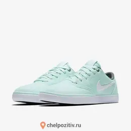 NIKE: Голубые кеды 