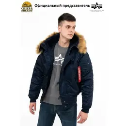 ALPHA INDUSTRIES: Синяя куртка 