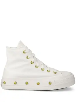 Converse: Белые кроссовки 