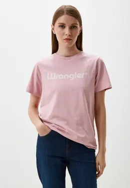 Wrangler: Розовая футболка 