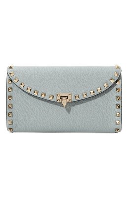 Valentino: Голубая сумка  Rockstud