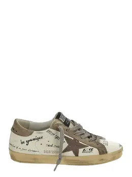 Golden Goose: Белые кроссовки  Super Star