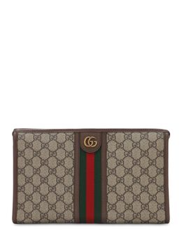 GUCCI: Бежевая сумка  GG Supreme