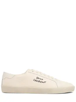 SAINT LAURENT: Бежевые кроссовки  Court Classic SL 06