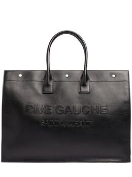 SAINT LAURENT: Чёрная сумка-шоппер  Rive Gauche