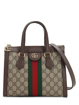 Gucci: Коричневая сумка  Ophidia GG