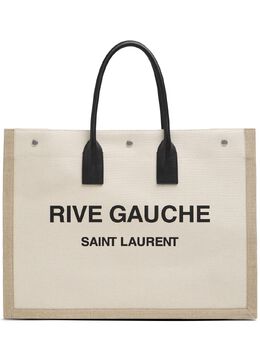 SAINT LAURENT: Чёрная сумка-шоппер  Rive Gauche