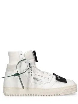 OFF-WHITE: Белые кроссовки  Off Court