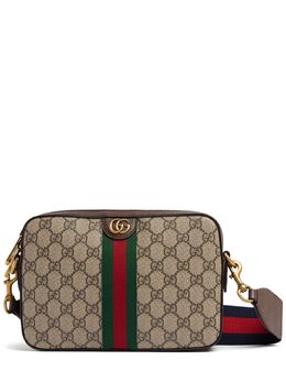 GUCCI: Бежевая сумка  Ophidia GG