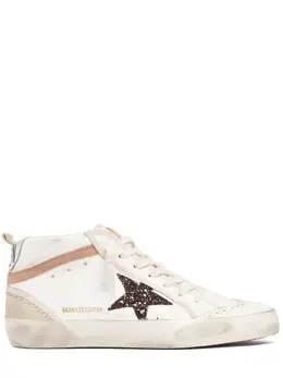 GOLDEN GOOSE: Белые кроссовки  Mid Star