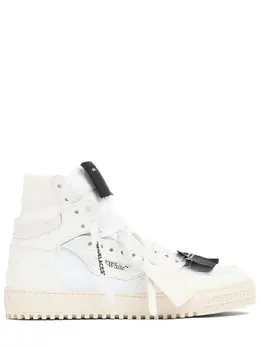 OFF-WHITE: Белые кроссовки  Off Court