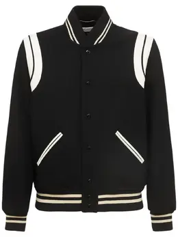 SAINT LAURENT: Куртка  Teddy из шерсти