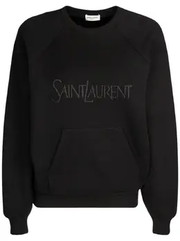 SAINT LAURENT: Хлопковый свитшот 