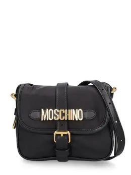 MOSCHINO: Чёрная сумка через плечо 