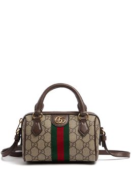 GUCCI: Бежевая сумка  Ophidia