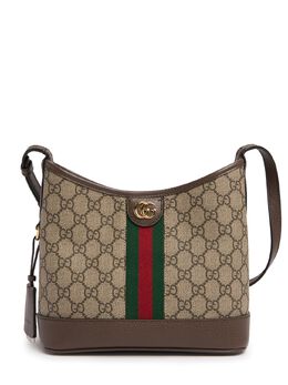 GUCCI: Бежевая сумка  Ophidia GG