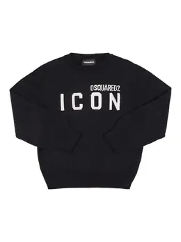 DSQUARED2: Свитер  Icon из шерсти